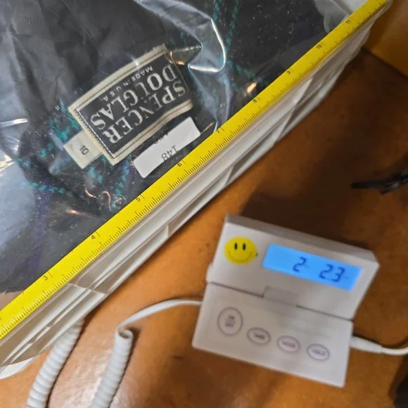 Spencer Douglas Women's Plaid Wool Blend Blazer Coat‎ Size 10 - Picture 6 of 8